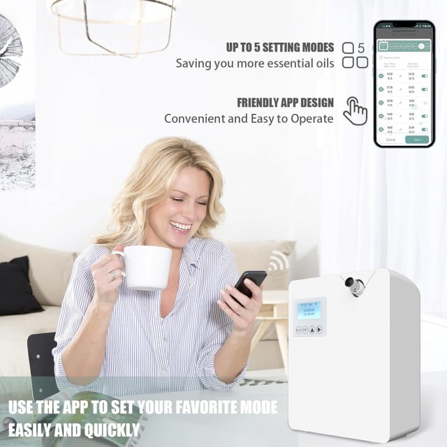 Smart WiFi Aroma Diffuser & Air Freshener for Home and Commercial Spaces - Image 5