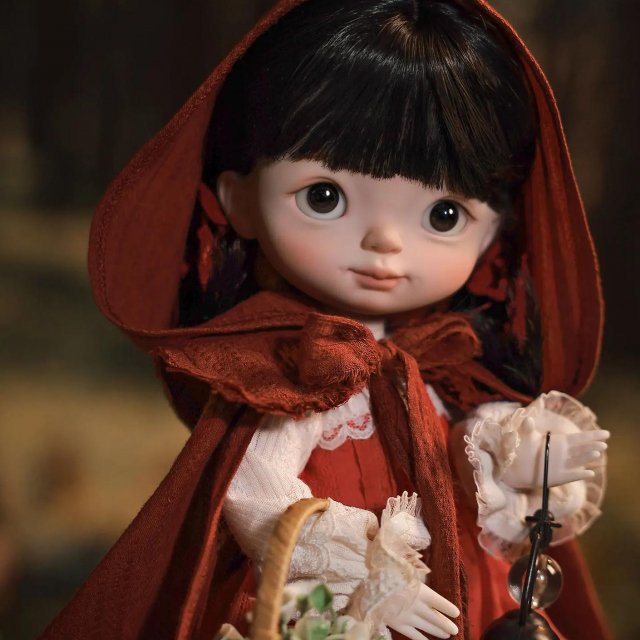 Gogo 1/6 BJD Doll with Big Head & Dimples - Image 6