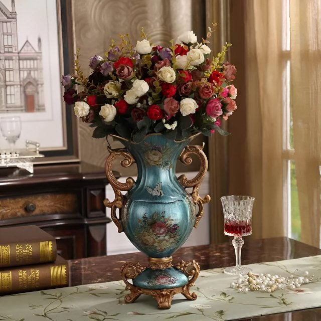 Vintage Resin Vase - Image 3