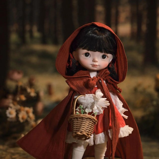 Gogo 1/6 BJD Doll with Big Head & Dimples - Image 5