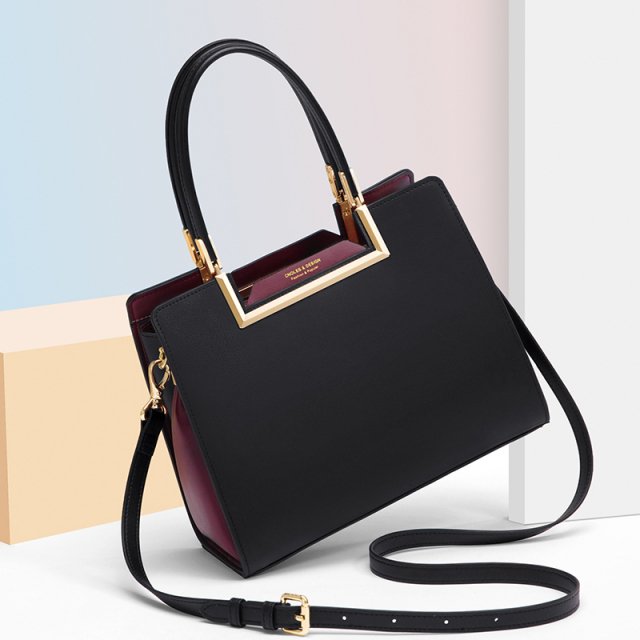 Women's Vintage Leather Tote Bag - Image 3