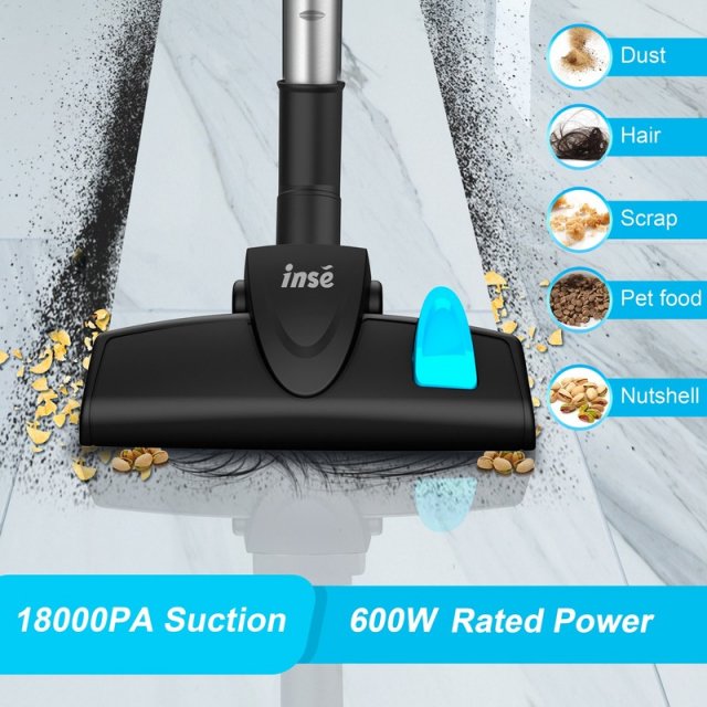 Wired Handheld Stick Vacuum 18KPa 600W Powerful Suction Bagless for Household Cleaning - Image 3
