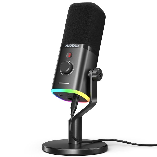 Dynamic USB-C & XLR Gaming Microphone with RGB and Noise Reduction - Image 7