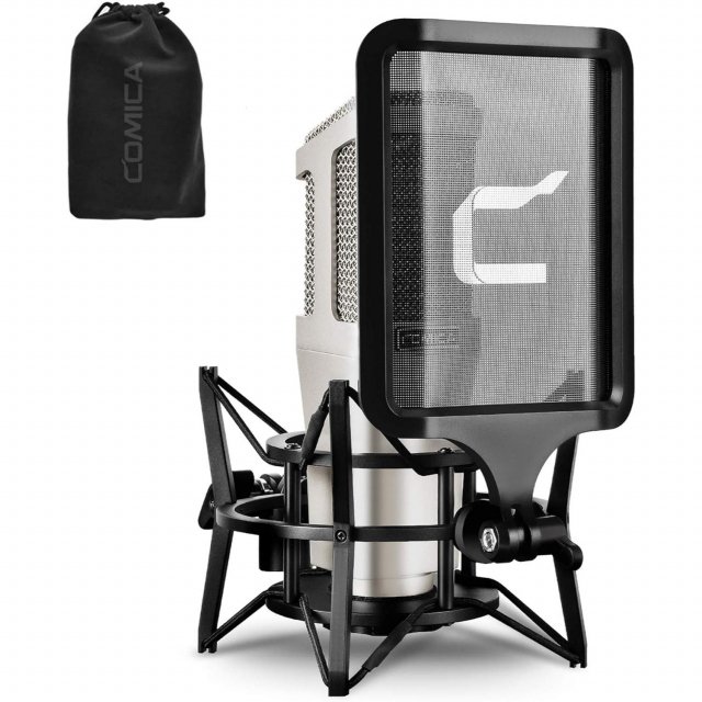 Studio Condenser Microphone with Large Diaphragm & Phantom Power Support - Image 6
