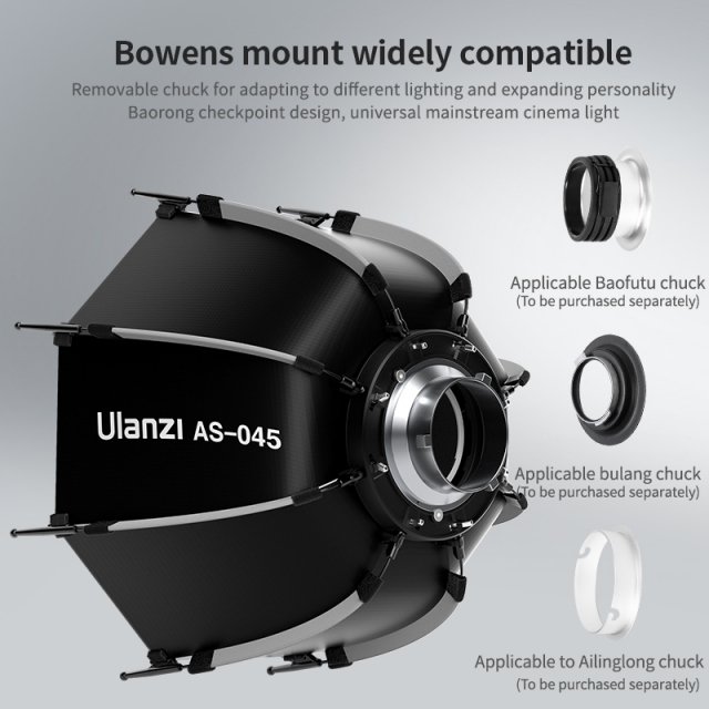 45cm Octagonal Quick Release Softbox with Bowens Mount - Image 3