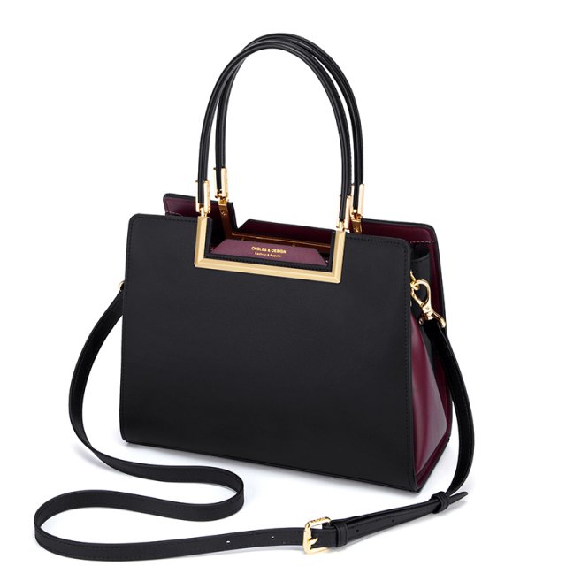 Women's Vintage Leather Tote Bag - Image 6