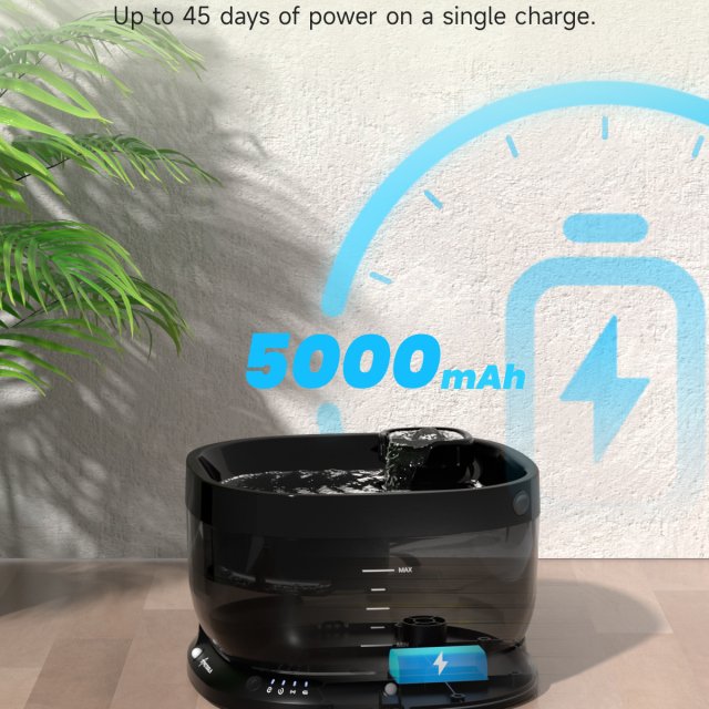 7L Wireless Smart Pet Water Fountain with Motion Sensor – Indoor/Outdoor Use - Image 3