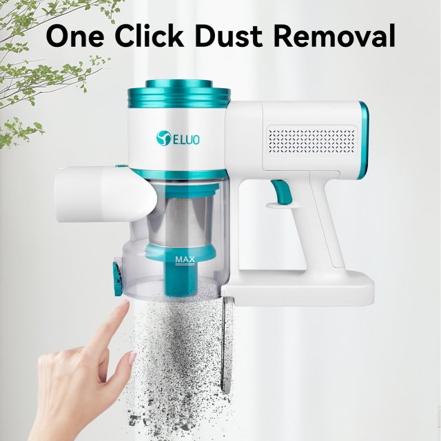High Suction Cordless Vacuum Cleaner with LED Display and Removable Battery - Image 3
