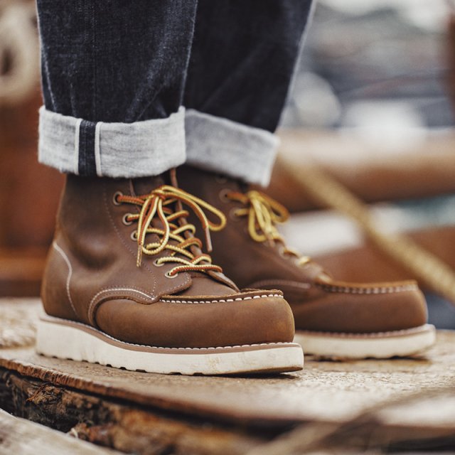 Men’s Vintage Leather Work Boots - Image 3