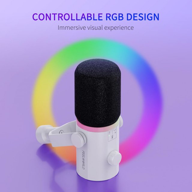 USB/XLR Dynamic Microphone for Podcasting, Gaming, Streaming & Recording - Image 4