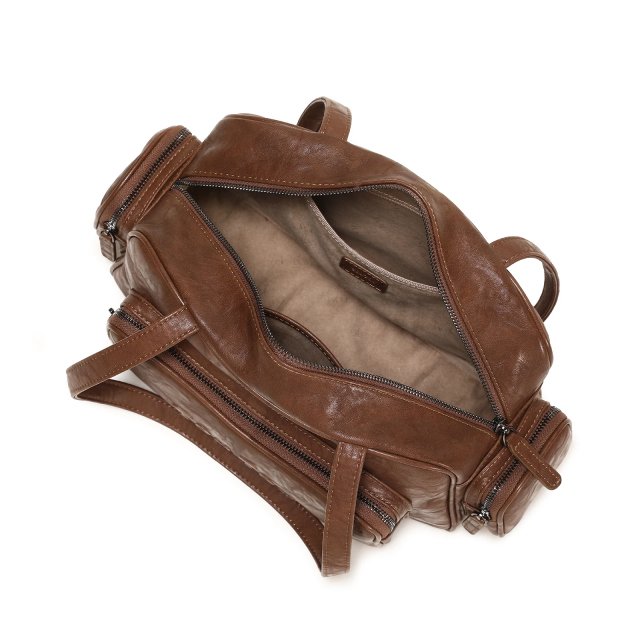 Luxury Large Capacity Bowling Shoulder Bag with Sausage Dog Pendant - Image 3