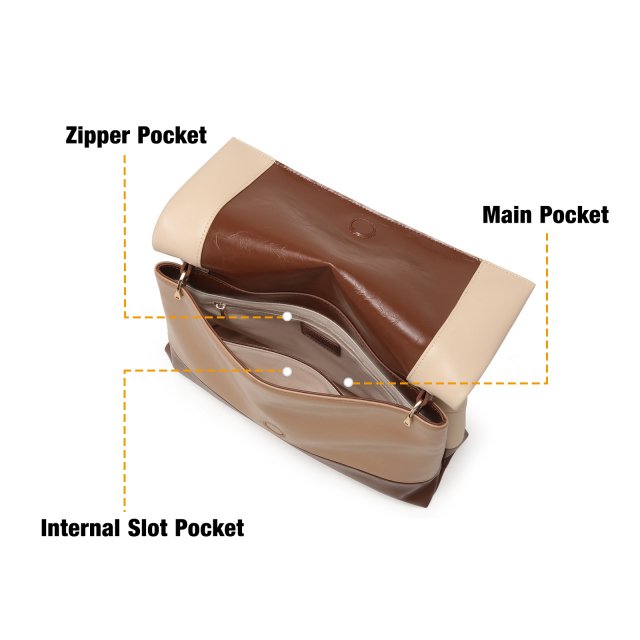 Women's Leather Shoulder Bag - Image 5