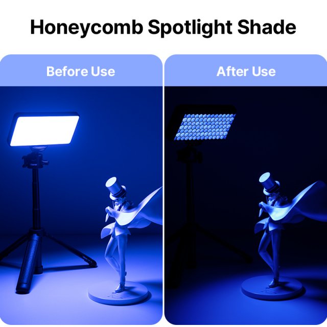 RGB LED Video Light 2500K-9000K with Diffuser - Image 3
