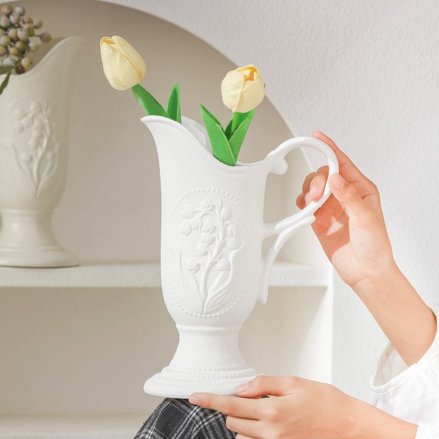 Medieval French-Style Ceramic Vase - Image 3