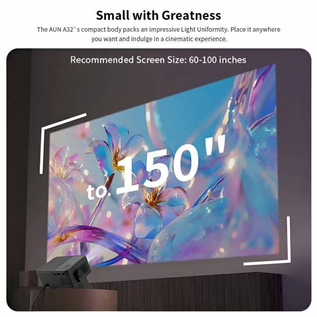 Portable 4K WiFi Mini LED Projector for Home Theater & Outdoor Movies - Image 3