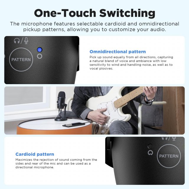 USB Condenser Microphone for Podcasting, Streaming & Studio Recording - Image 5