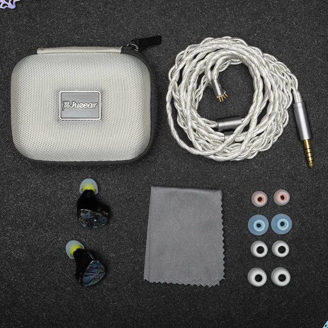 Hi-Fi In-Ear Monitors with 7-Driver Hybrid Setup and Silver-Plated Cable - Image 5