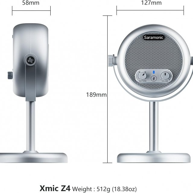 Vintage Style USB Condenser Microphone for Desktop Streaming & Recording - Image 7