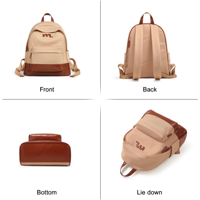 Large Capacity Women Backpack for 13-inch Laptop - Stylish School Bag with Multi-Compartments - Image 5