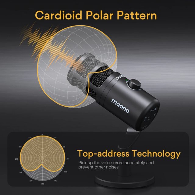 Dynamic USB-C Microphone for Streaming, Recording & Gaming - Image 3