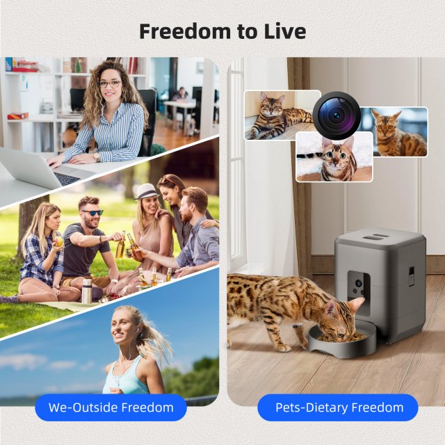 Smart 2L Automatic Pet Feeder with Timer for Cats and Dogs – Food Dispenser - Image 6