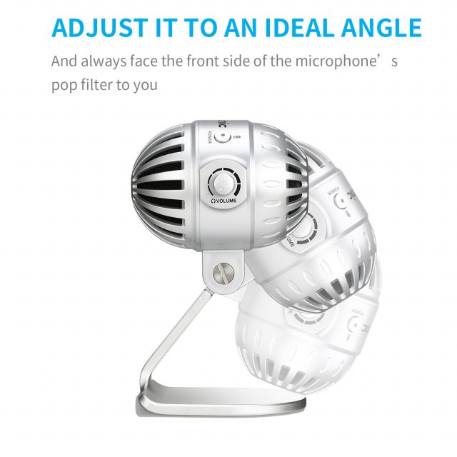 USB Condenser Microphone for Podcasting, Streaming & Studio Recording - Image 4