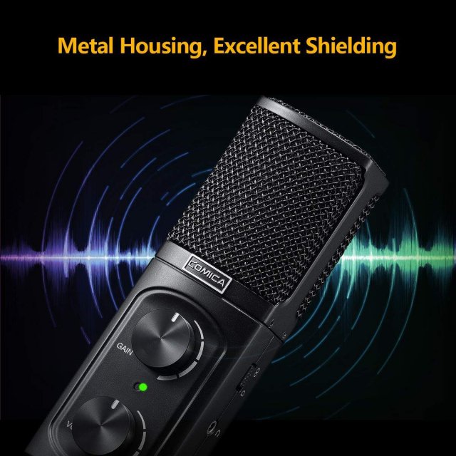 USB Condenser Microphone with Tripod Stand - Image 5
