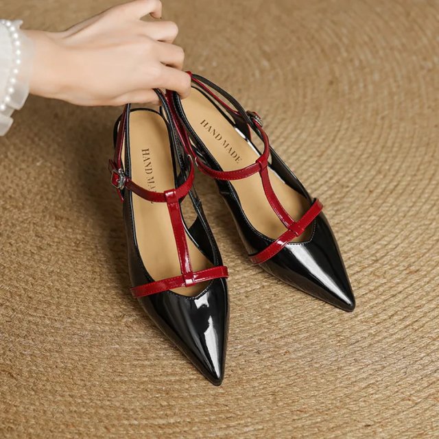Women’s Patent Leather Summer Sandals - Image 7
