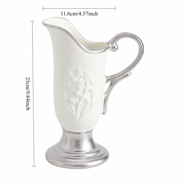 Medieval French-Style Ceramic Vase - Image 5