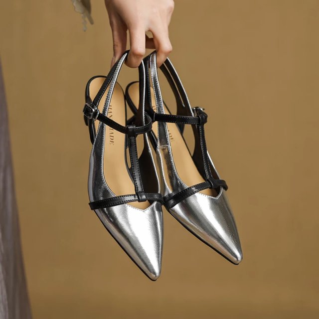 Women’s Patent Leather Summer Sandals - Image 6