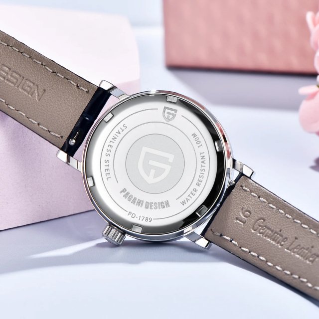 Elegant Women's Quartz Watch with Sapphire Crystal & Luminous Dial - Image 9
