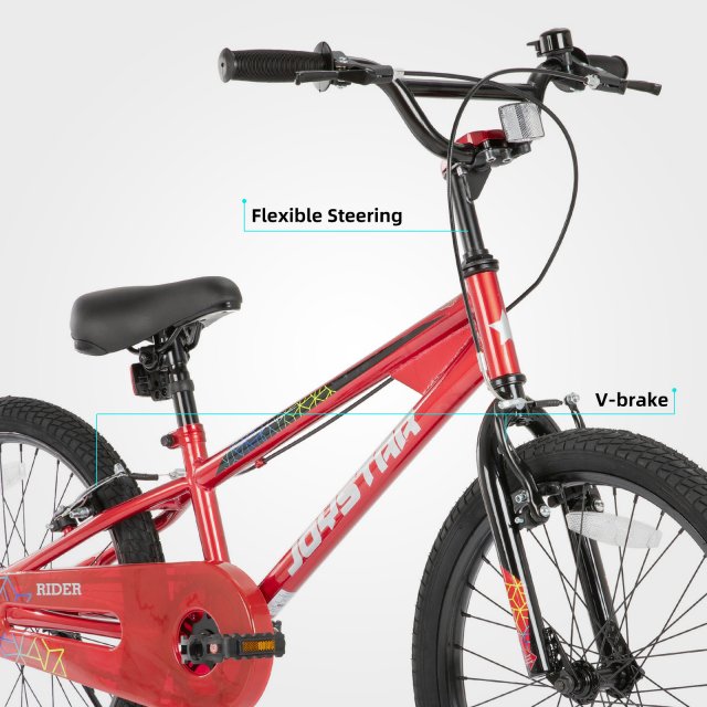20-Inch Kids’ Bike with Durable Carbon Steel Frame and V-Brake System - Image 3