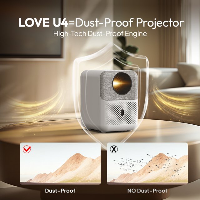 4K Smart Mini Projector with Auto Focus, WiFi & Home Theater Display - Image 7