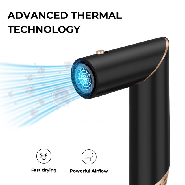 5-in-1 Foldable Hair Dryer & Ionic Hot Air Styler - Image 7