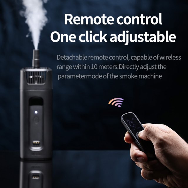 40W Portable Smoke Machine with Wireless Control – Photography Fog Effect Tool - Image 4