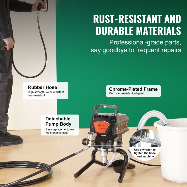 High-Efficiency 750W/950W Electric Airless Paint Sprayer - Image 5