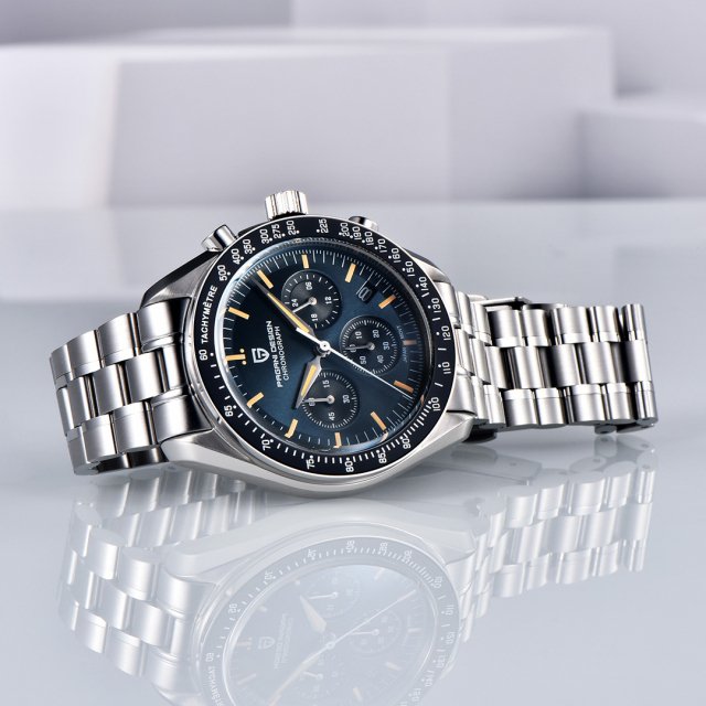 Luxury Chronograph Men's Watch with Sapphire Crystal & Quartz Movement - Image 4