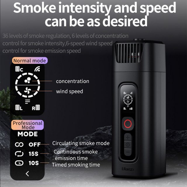 40W Portable Smoke Machine with Wireless Control – Photography Fog Effect Tool - Image 5