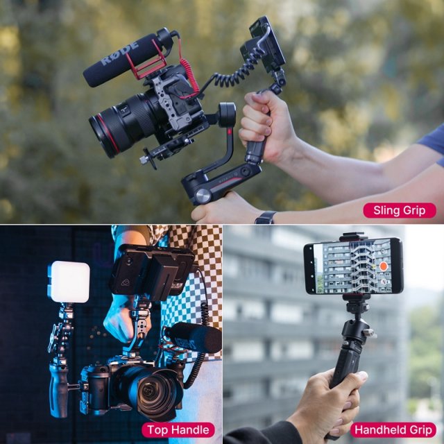 Quick Release Camera Top Handle Grip with 1/4” Mount - Image 7