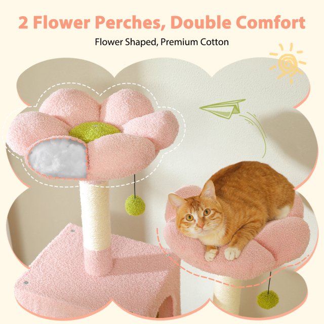 Large Cat Tree Tower for Big Indoor Cats - Image 2