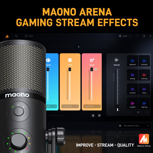 USB Condenser Microphone with 3 Polar Patterns for Gaming, Streaming & Podcasting - Image 5