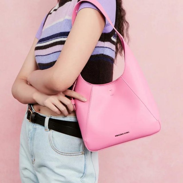 Chic Split Leather Bucket Shoulder Bag – Elegant & Versatile Design - Image 5