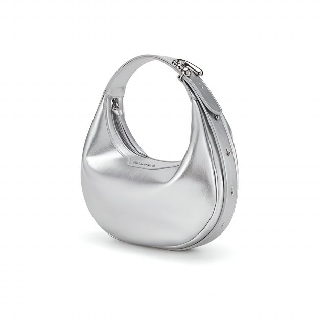 Small Half Moon Leather Bag - Image 5