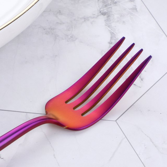 Rainbow Stainless Steel Cutlery Set - Image 5