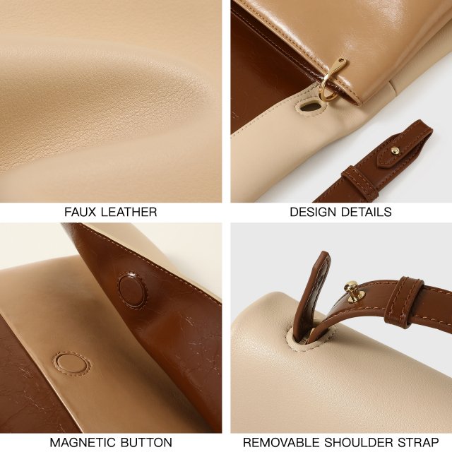 Women's Leather Shoulder Bag - Image 3