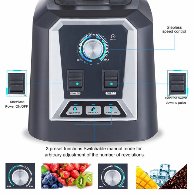 High-Power Professional Blender with Auto Programs & 2L BPA-Free Jar - Image 6