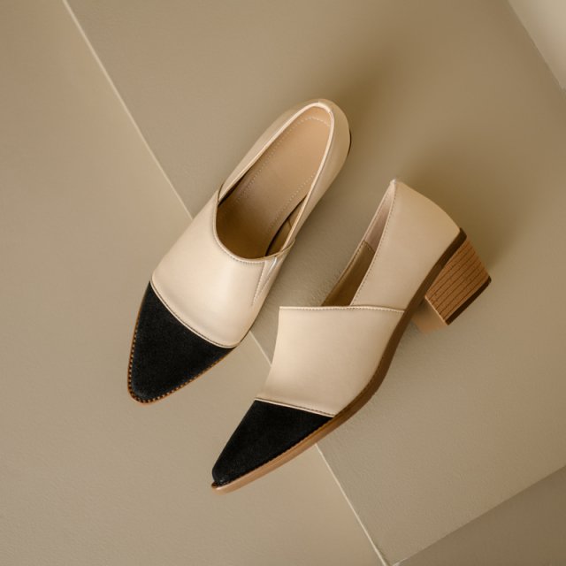 2025 Classic Women's Genuine Leather Pumps – Mid Heels for Office & Casual - Image 5