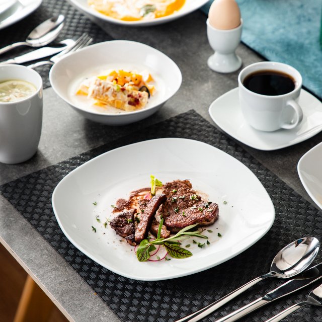50-Piece Elegant Ceramic Tableware Set - Image 6