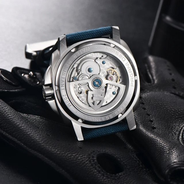41mm Luxury Automatic Watch for Men with Sapphire Crystal and 100M Water Resistance - Image 5