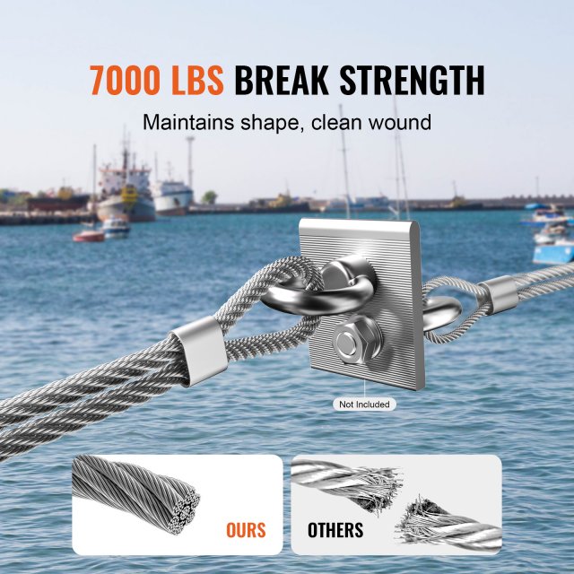 250 ft Galvanized Steel Wire Cable Rope - Image 4